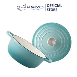 Nồi gang Oceno màu xanh mint 22cm [mã OCP-1020] 4