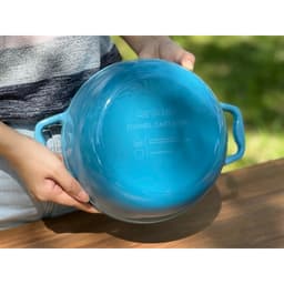 Nồi gang Oceno màu xanh light blue 22cm [mã OCP-1204] 4