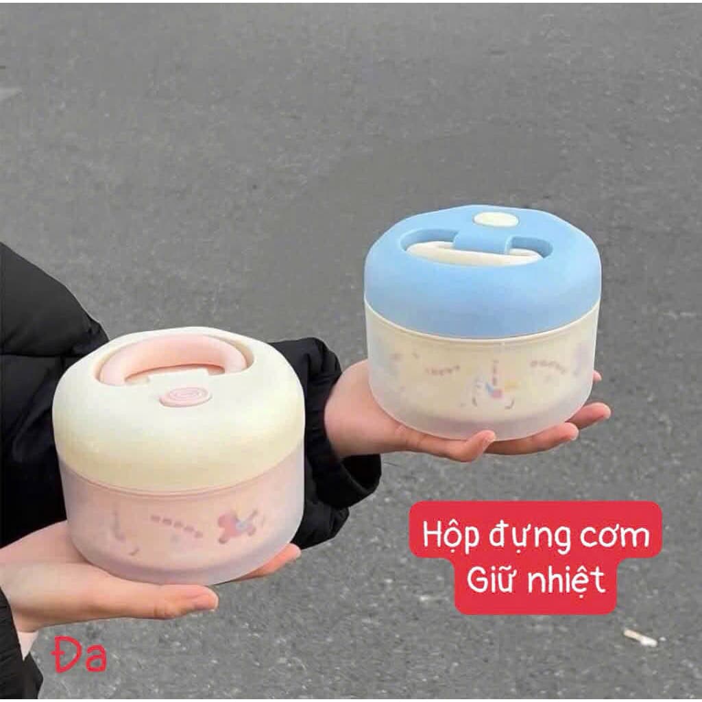 Hộp Đựng Cơm, Cháo Giữ Nhiệt Đa Năng 600ml.ĐA