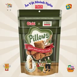 Combo Snack nhân kem OISHI Pillows đủ vị - HÀNG CHÍNH HÃNG 2