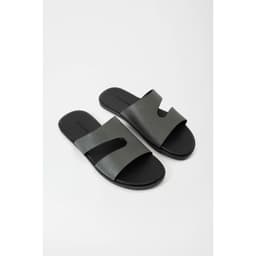 Dép Da Nam Dép Da Bò Cao Cấp BUTUNI Noble S Cut-out Slippers Dép Thời Trang Nam Bảo Hành 12 Tháng 9