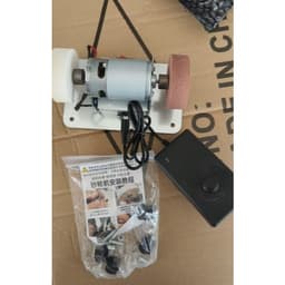 Máy mài mini , 2 đá, 7 tốc độ, lý tưởng cho dao kéo, đá mài, sử dụng điện 220V tiện lợi. 2