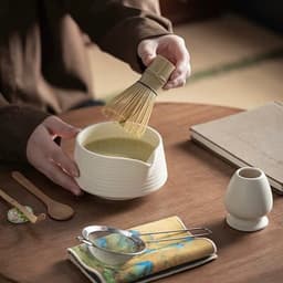 Bộ 5 món pha matcha cao cấp kèm hộp đựng làm quà tặng. Bộ 5 món cơ bản pha matcha latte ngon - Majehome.  - Majehome 8