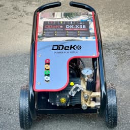 Máy xịt rửa áp lực cao DDEKO X58 loại Công nghiệp, công suất 5800W điện chuẩn 220V-230V chuyên rửa dịch vụ, BH 12 tháng 3