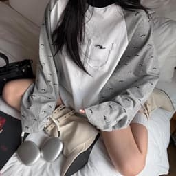 ❤️SIEU HOT❤️MONO WHISPER LONGSLEEVE - Áo tay dài form rộng 280GSM Whose Studio nam nữ 5