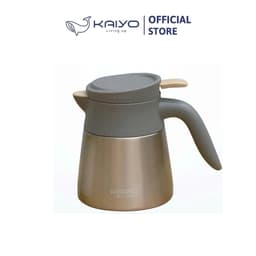 Bình giữ nhiệt 2 lớp có lõi lọc trà inox Kaiyo màu vàng, dung tích 500ml [mã KSV-6643] 1