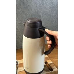 Phích pha trà giữ nhiệt 2 lớp inox có lõi lọc Kaiyo dung tích 1100ml, màu kem [mã KSV-3963] 5