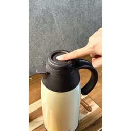 Phích pha trà giữ nhiệt 2 lớp inox có lõi lọc Kaiyo dung tích 1100ml, màu kem [mã KSV-3963] 6