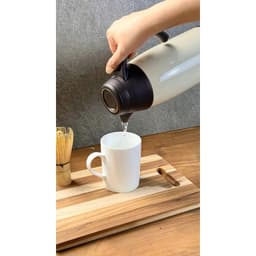 Phích pha trà giữ nhiệt 2 lớp inox có lõi lọc Kaiyo dung tích 1100ml, màu kem [mã KSV-3963] 7