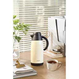 Phích pha trà giữ nhiệt 2 lớp inox có lõi lọc Kaiyo dung tích 1100ml, màu kem [mã KSV-3963] 9