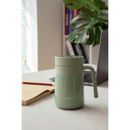 Cốc giữ nhiệt 2 lớp inox Kaiyo kèm lõi lọc trà 350ml, màu xanh mint [mã KTM-6650] 4