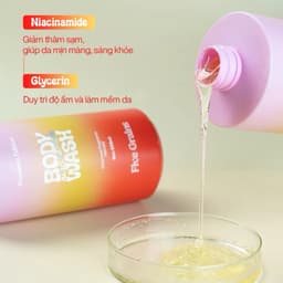 Sữa Tắm Five Grains Niacinamide 500ml Dưỡng Ẩm, Hương Nước Hoa Lưu Hương Dịu Nhẹ Skin House 6
