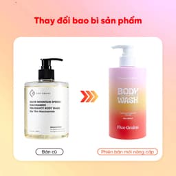 Sữa Tắm Five Grains Niacinamide 500ml Dưỡng Ẩm, Hương Nước Hoa Lưu Hương Dịu Nhẹ Skin House 8