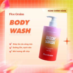Sữa Tắm Five Grains Niacinamide 500ml Dưỡng Ẩm, Hương Nước Hoa Lưu Hương Dịu Nhẹ Skin House 7