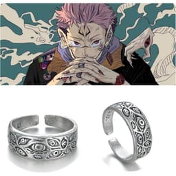Nhẫn Sukuna Jujutsu Kaisen – Thiết Kế Mắt Sukuna Huyền Bí  Unisex Độc Lạ Phụ Kiện Fan Anime Cosplay 3