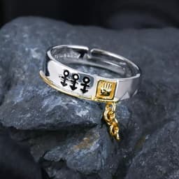 Nhẫn Kujo Jotaro JoJo's Bizarre Adventure Anime Phụ Kiện Cosplay Cá Tính Quà Tặng Fan Anime 3