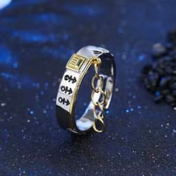Nhẫn Kujo Jotaro JoJo's Bizarre Adventure Anime Phụ Kiện Cosplay Cá Tính Quà Tặng Fan Anime 2