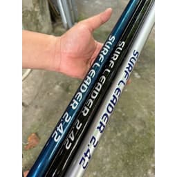 Cán vợt Surf Leader em về đủ 3 màu ạ đen, xanh, xám Đầu ốc ren 8 ạ cân nặng 298g  nhấc tĩnh 4kg 6