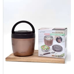 Cặp lồng giữ nhiệt Kaiyo 1000ml, màu vàng đồng [KVL-6520] 2
