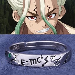 Nhẫn Dr.STONE Ishigami Senku Anime Cosplay Phụ Kiện Thời Trang Điều Chỉnh Size Unisex 7