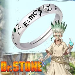 Nhẫn Dr.STONE Ishigami Senku Anime Cosplay Phụ Kiện Thời Trang Điều Chỉnh Size Unisex 8