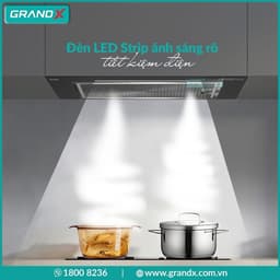 Máy Hút Mùi Âm Tủ GrandX H70F79G | Động Cơ Smart Inverter BLDC | Thiết Kế Hiện Đại, Bảo hành 3 năm 7