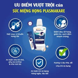 Nước Súc Họng Miệng PlasmaKare 250ml Nano Bạc TSN Keo Ong Italia Tiện <BUNBUN SHOP 20 3