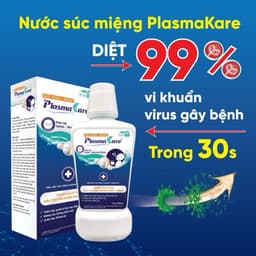 Nước Súc Họng Miệng PlasmaKare 250ml Nano Bạc TSN Keo Ong Italia Tiện <BUNBUN SHOP 20 2