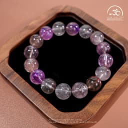 Ngoc Đan Tâm - Vòng Tay Phong Thủy Đá Super Seven 11mm 6A - Đa Mệnh 4