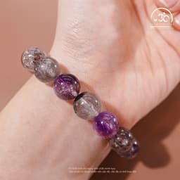 Ngoc Đan Tâm - Vòng Tay Phong Thủy Đá Super Seven 11mm 6A - Đa Mệnh 5