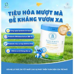 [DATE SAU 12/2027] Bellamy's Organic Omni Pure Synbiotic 800g Organic Úc 8