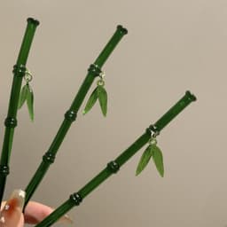 Trâm TRÚC VĨNH DẠ TINH HÀ Đinh Vũ Hề Ngu Thư Hân cài tóc nữ phong cách cổ trang thả tua ngọc cosplay hán phục hoa ngữ 5