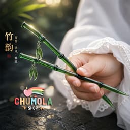 Trâm TRÚC VĨNH DẠ TINH HÀ Đinh Vũ Hề Ngu Thư Hân cài tóc nữ phong cách cổ trang thả tua ngọc cosplay hán phục hoa ngữ 1