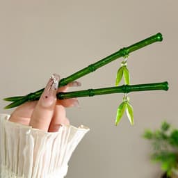 Trâm TRÚC VĨNH DẠ TINH HÀ Đinh Vũ Hề Ngu Thư Hân cài tóc nữ phong cách cổ trang thả tua ngọc cosplay hán phục hoa ngữ 2