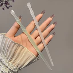 Trâm cổ trang TRÚC phụ kiện cài tóc nữ trong hai màu trắng xanh thanh lịch xinh xắn 3