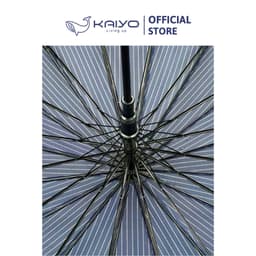 Ô tự động cán dài 16 nan Kaiyo, kẻ xanh navy [mã KCU-9118] 4