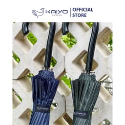Ô tự động cán dài 16 nan Kaiyo, kẻ xanh rêu [mã KCU-9101] 4