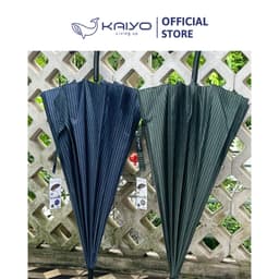 Ô tự động cán dài 16 nan Kaiyo, kẻ xanh rêu [mã KCU-9101] 5