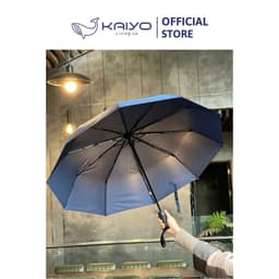 Ô gấp gọn tự động hai chiều 10 nan Kaiyo, màu xanh navy [mã KCU-9194] 5