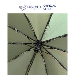 [KaiyoVN] Ô gấp gọn tự động hai chiều 10 nan Kaiyo, màu xanh rêu [mã KCU-9064] 5