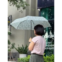 Ô gấp gọn siêu nhẹ có móc treo Kaiyo họa tiết lá colorful leaf 2