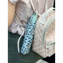 Ô gấp gọn siêu nhẹ có móc treo Kaiyo họa tiết lá colorful leaf 4