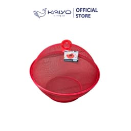 Rổ quả táo Kaiyo có nắp đậy màu đỏ [mã KIB-3550] 1
