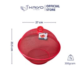 Rổ quả táo Kaiyo có nắp đậy màu đỏ [mã KIB-3550] 2