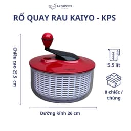 Rổ quay rau li tâm Kaiyo, dung tích 5.5 lít [mã KPS-8029] 2