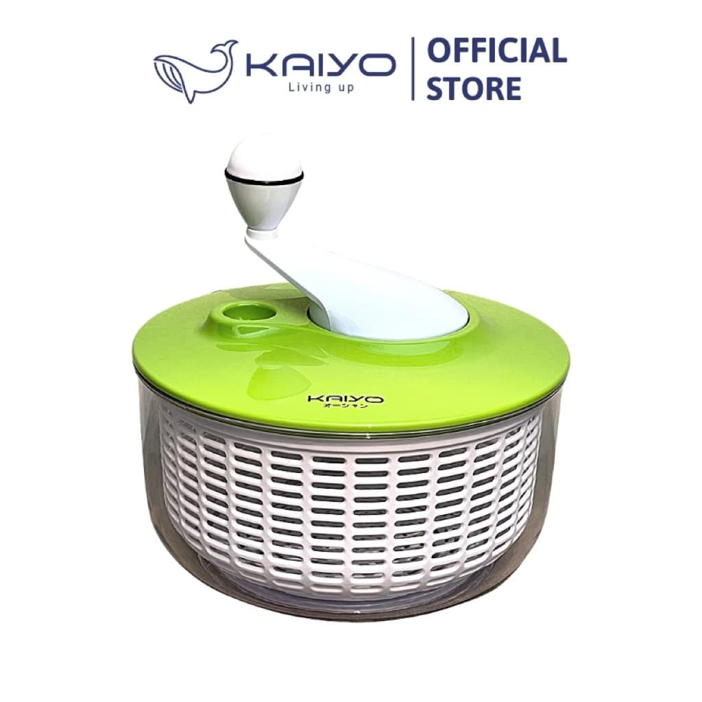 Rổ quay rau li tâm Kaiyo, dung tích 5.5 lít màu xanh [mã KPS-8036]