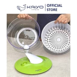 Rổ quay rau li tâm Kaiyo, dung tích 5.5 lít màu xanh [mã KPS-8036] 4
