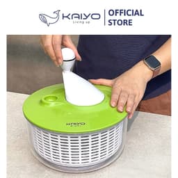 Rổ quay rau li tâm Kaiyo, dung tích 5.5 lít màu xanh [mã KPS-8036] 7