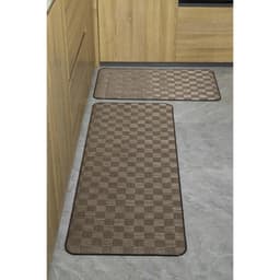 Thảm nhà bếp chống nước Kaiyo, size M 45 x 75cm màu nâu [mã KKM-9408] 2