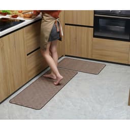 Thảm nhà bếp chống nước Kaiyo, size M 45 x 75cm màu nâu [mã KKM-9408] 3